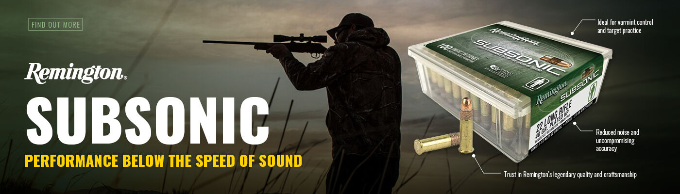2652 NZ SPORT Remington Subsonic 22lr DESKTOP BANNER