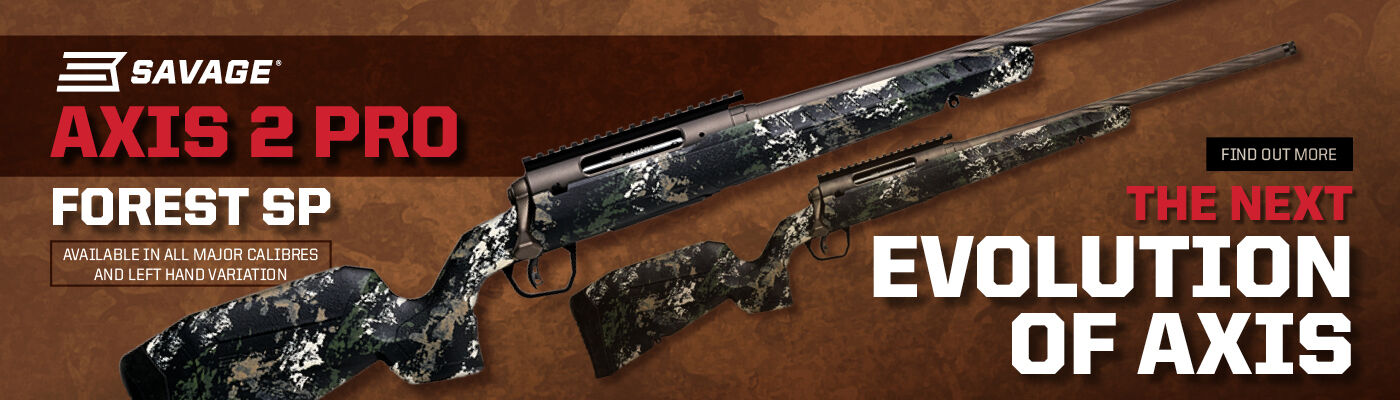 2654 NZ SPORT Savage AXIS 2 SP Forest Camo Pro DESKTOP Banner